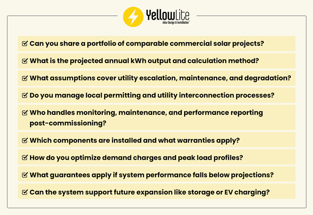Choice of Commercial Solar Installer