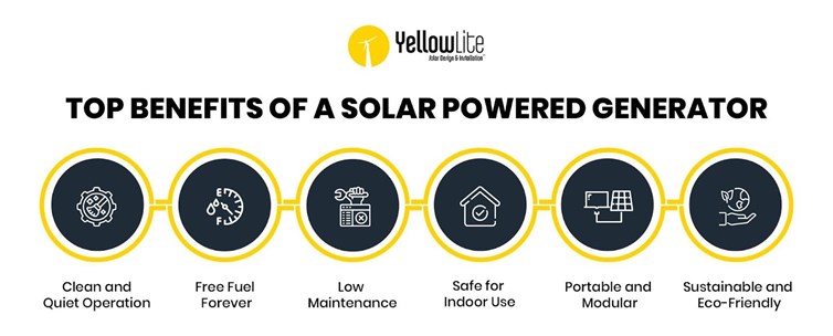 benefits of solar powered generator