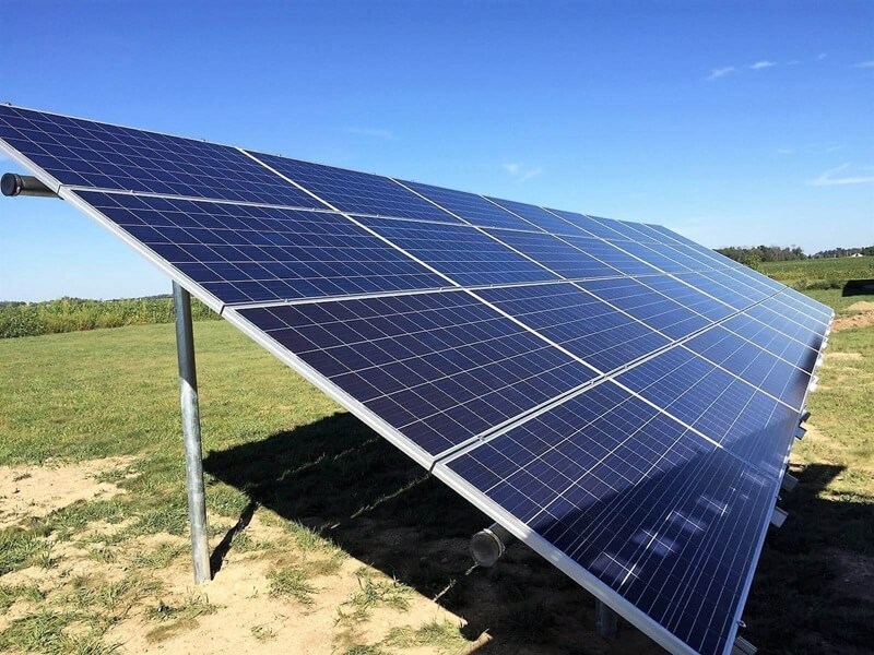 Ground mounted solar panels | El Dorado | Ohio | Yellowlite