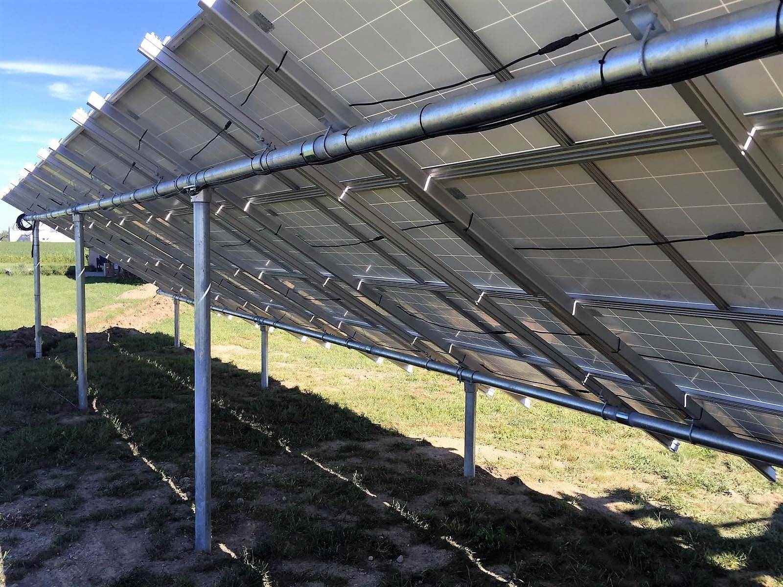 Ground mounted solar panels in El Dorado | Ohio | Yellowlite