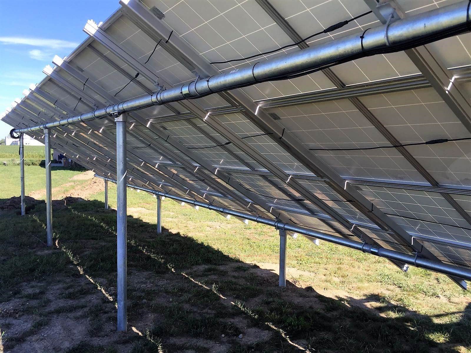 Ground mounted solar panels in El Dorado | Ohio | Yellowlite