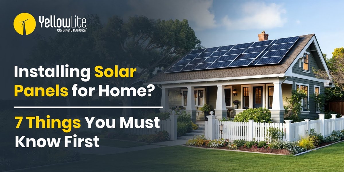 Solar Panels For Home Installation Guide | YellowLite
