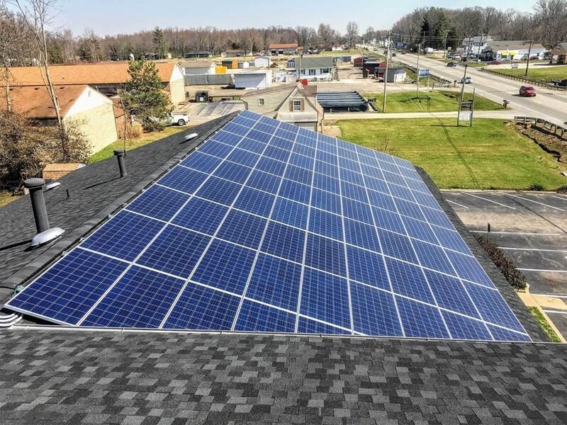 Yellowlite installed Rooftop Solar Panels in Loveland Ohio 