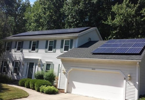 Solar Panel On Roof