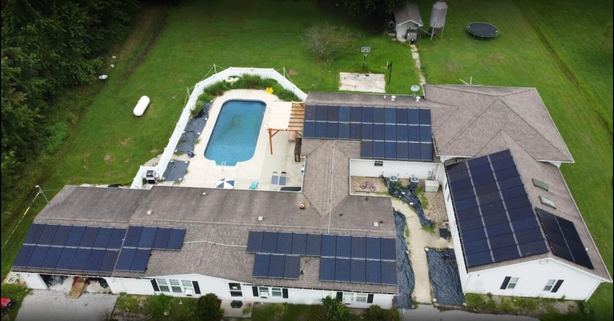 Staunton Illinois Residential Solar Installation
