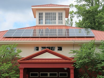 rooftop solar panel installation