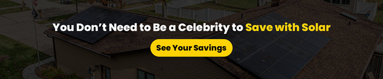 celebrities with solar panels