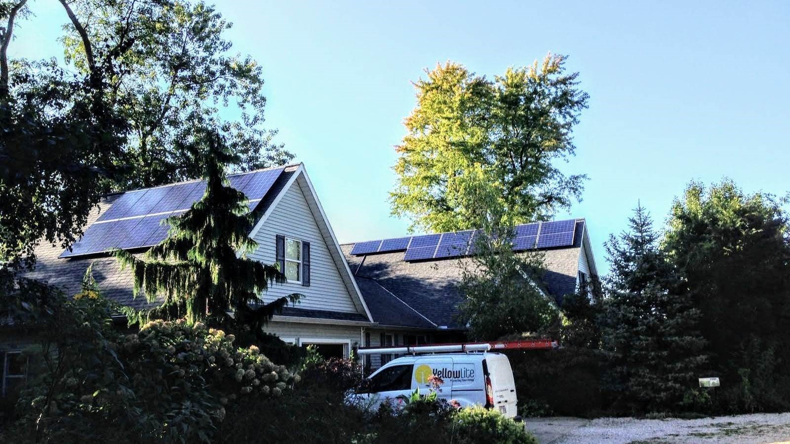 Yellowlite Rooftop Solar Panel Installation | Madison Ohio