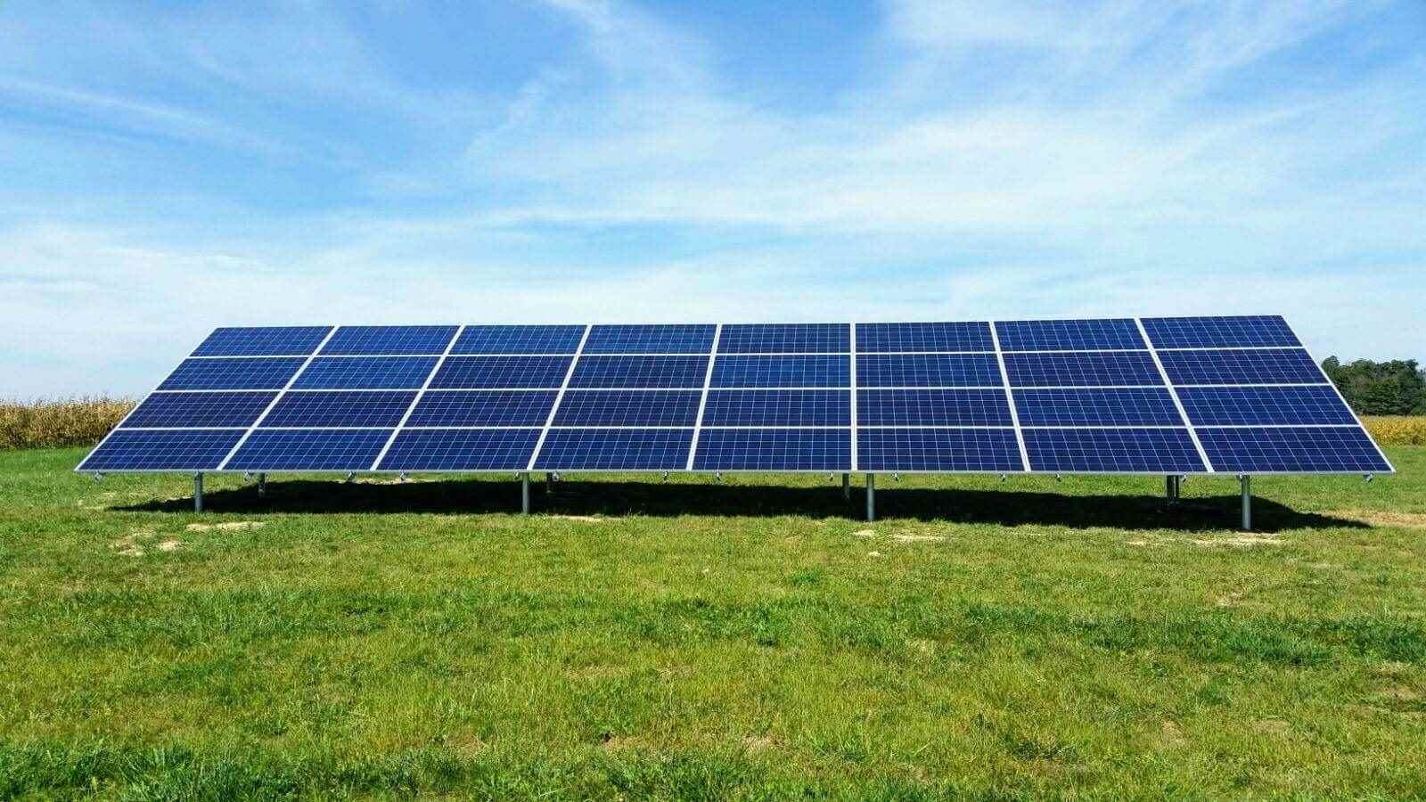 Dayton Ohio Rural Ground Mount Solar Installation