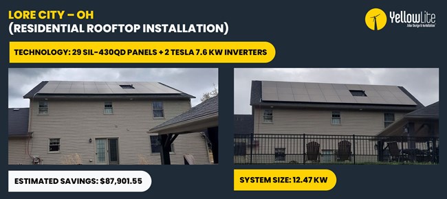 Residential Rooftop Installation Lore City
