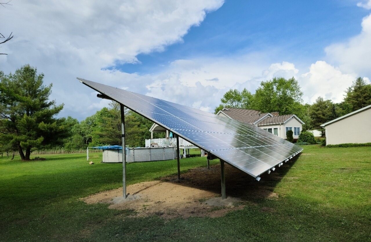 Solar Panels Ground mounted in Centerville | Yellowlite