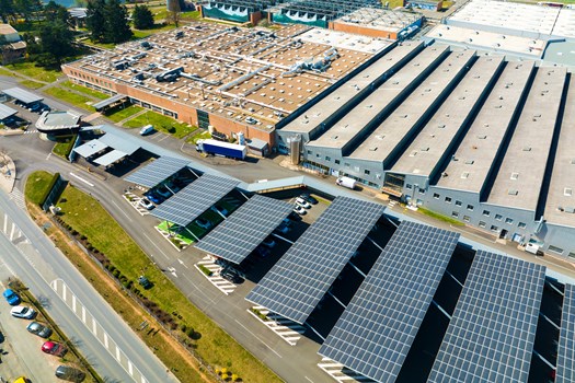 solar canopies for parking lots