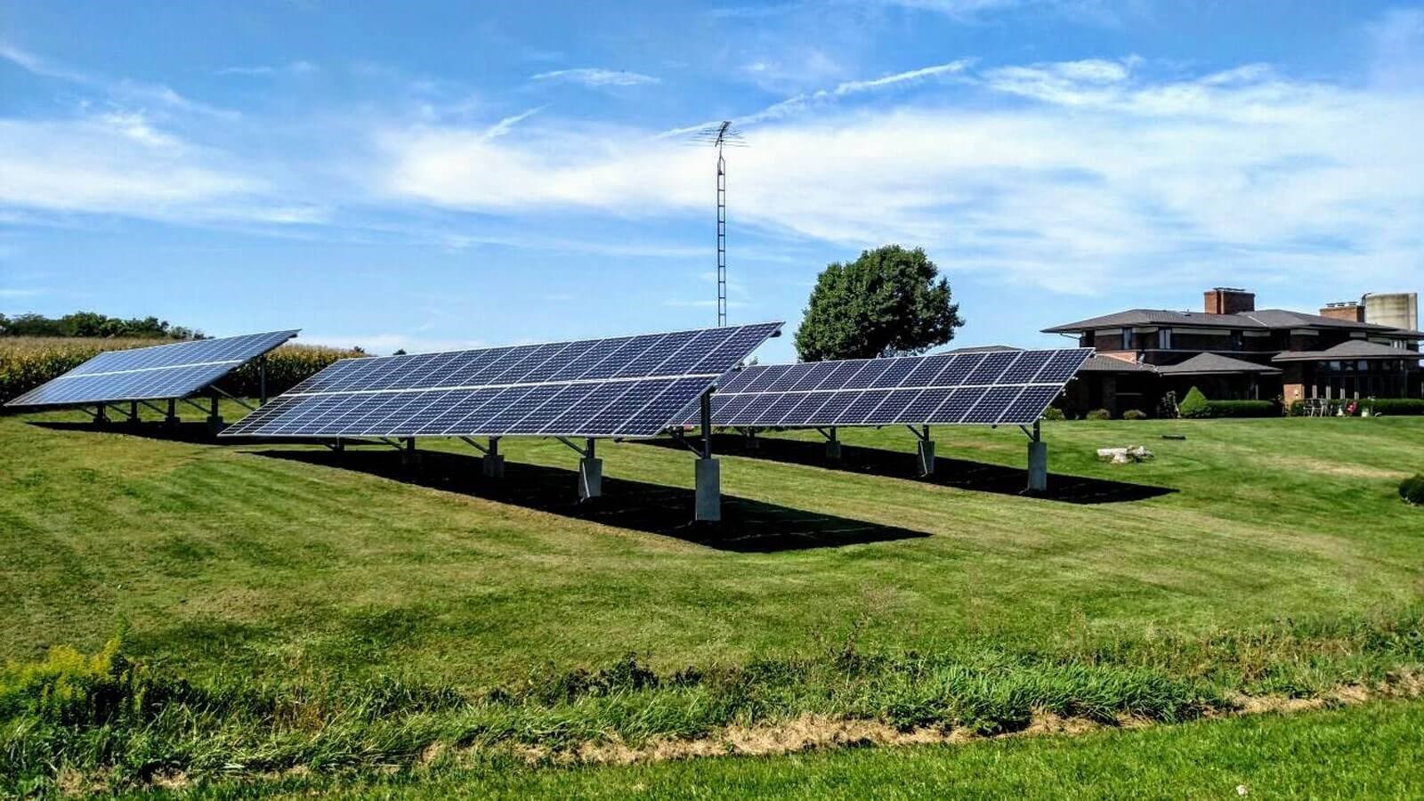 Columbus Ground Mount Solar Installation | YellowLite